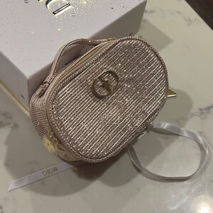 Dior Shimmering Gold Mini Bag